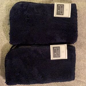 Navy Blue bathroom rugs 20/34in Modern Southern Home Brand